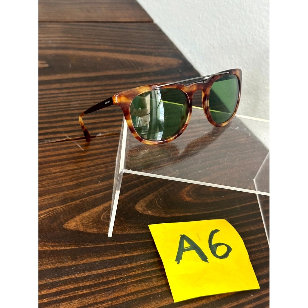 Prada SPR 13P 4BW-1G2 Men's Brown Tortoise Sunglasses Square Full Rim 135 mm